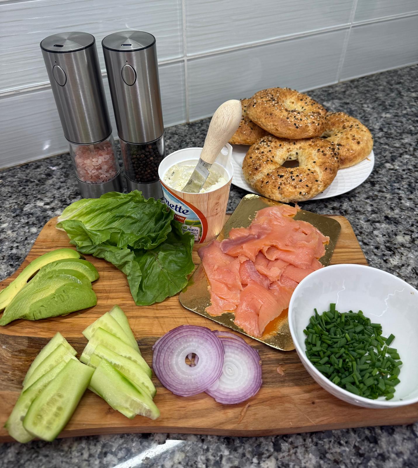Open-faced gluten-free sandwich with eggs and tomatoes